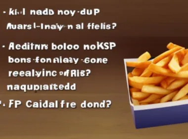 Ile kalorii ma frytki z McDonald's?