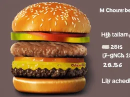 Ile kcal ma cheeseburger z McDonald's?