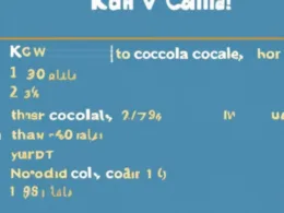 Ile kcal ma kakao
