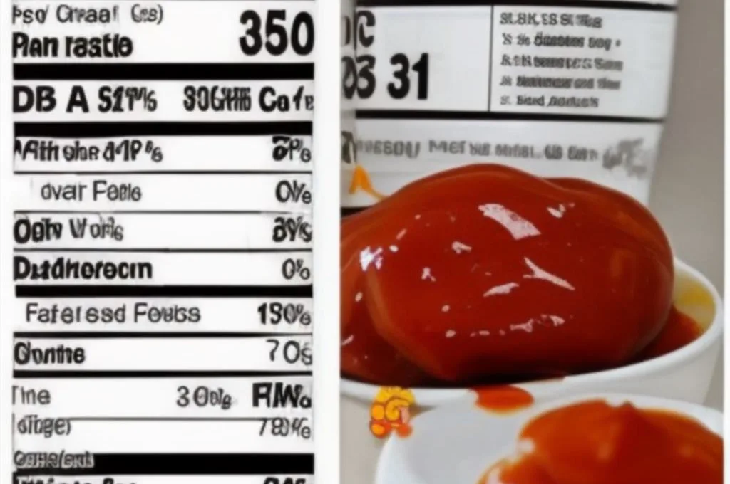 Ile kcal ma ketchup?