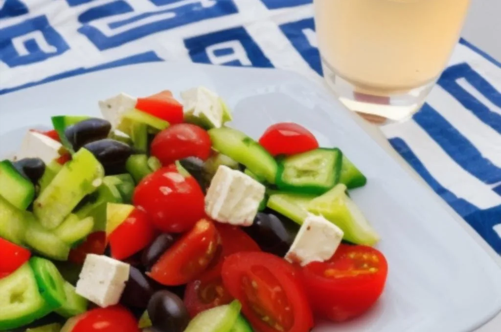 Ile kcal ma sałatka grecka?