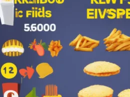 Ile kcal ma średnie frytki z McDonald's?