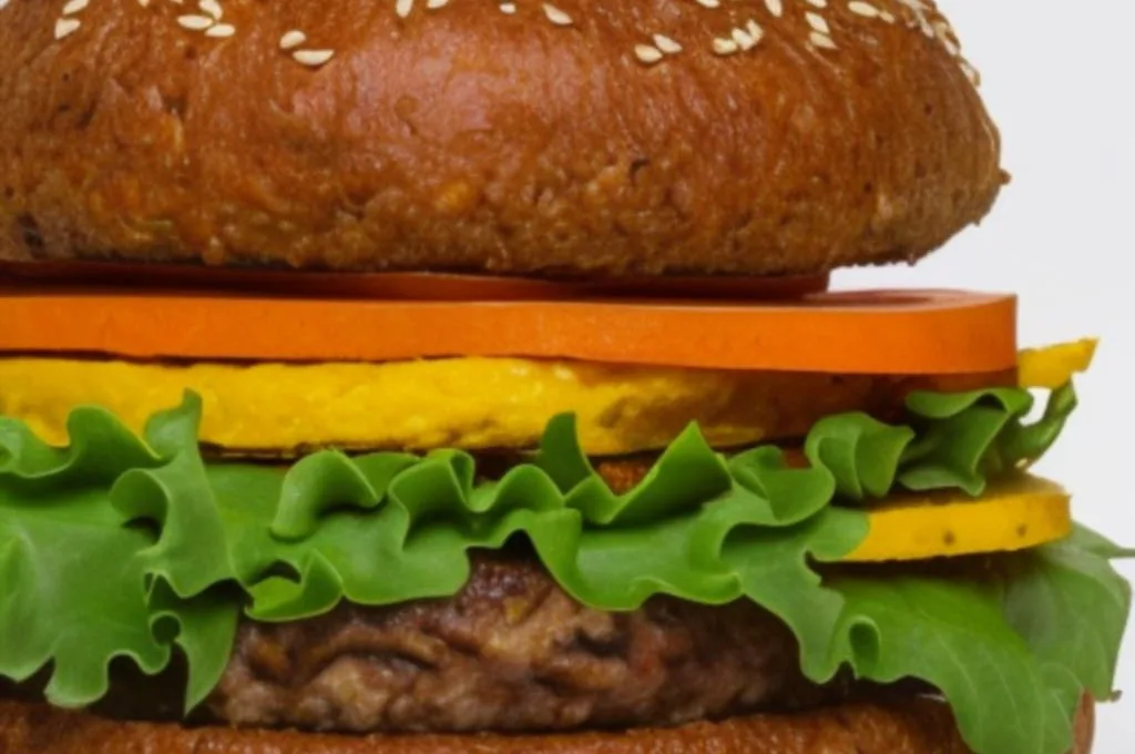 Ile kcal ma veggie burger?